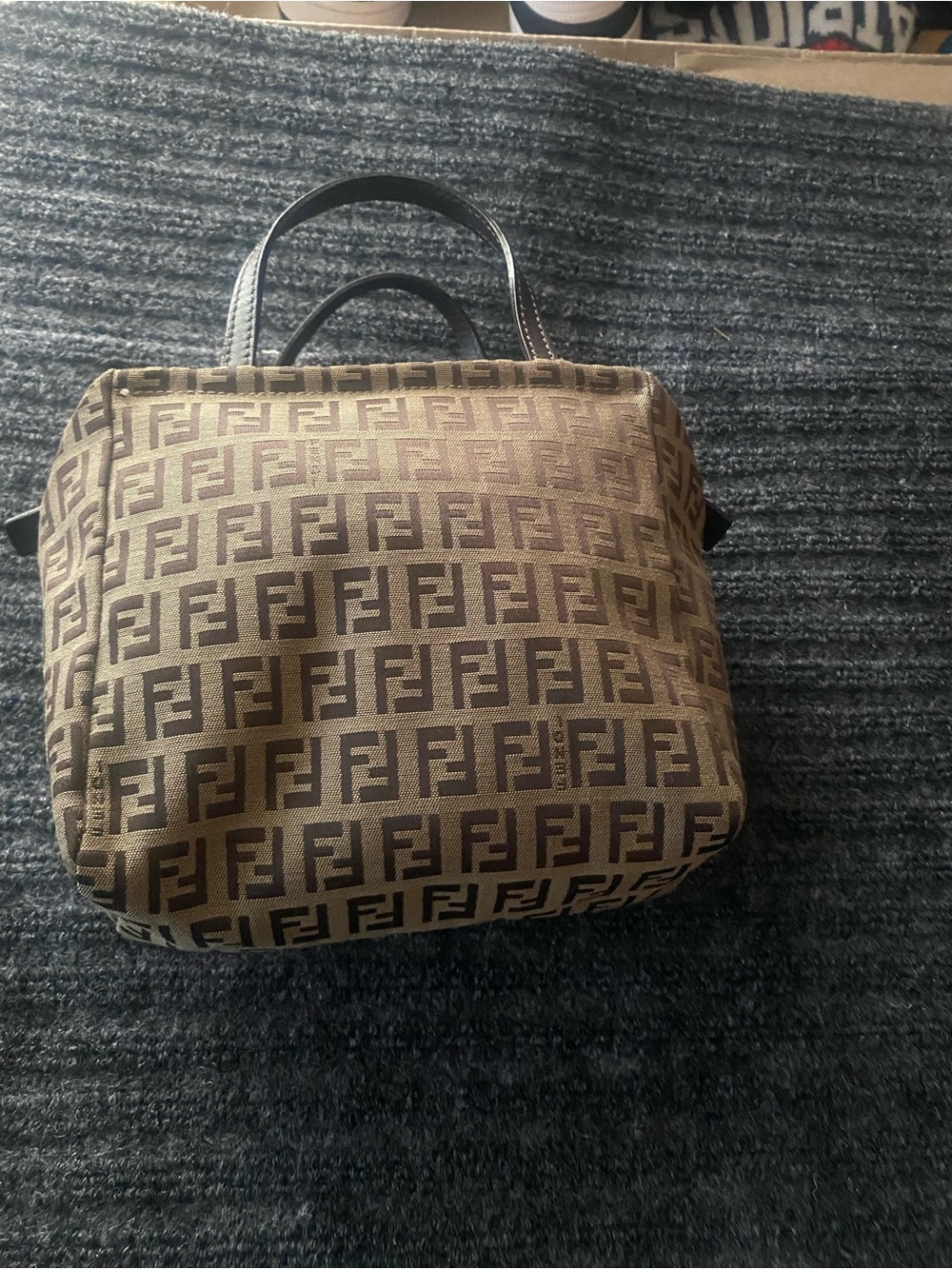 Authentic Vintage Fendi Mini Zucca Monogram Handbag - Picture 3 of 8